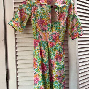 Lilly Pulitzer flower dress size 2